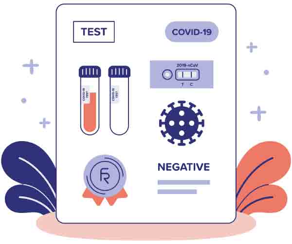 Beglaubigte Übersetzung eines Corona- PCR-Test, Covid 19-Tests